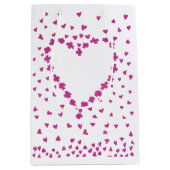 Petal Heart Gift Bag Medium Cadeauzakje (Voorkant)