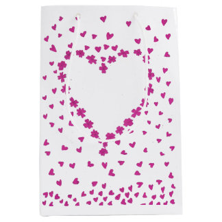 Petal Heart Gift Bag Medium Cadeauzakje