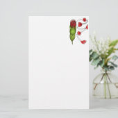 "Petal Herfst # 1" Koolhaar Briefpapier (Staand voorkant)