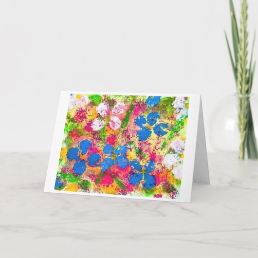 Petal Me Perfect Wenskaart< Blank Inside> Bedankkaart (Voorkant)