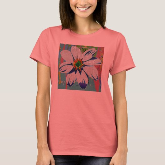 Petal Paars T-shirt (Voorkant)