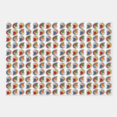 Petal Paisley Rhythm Inpakpapier Vel (Voorkant)