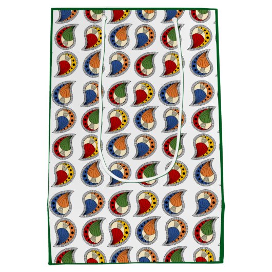 Petal Paisley Rhythm Medium Cadeauzakje (Achterkant)