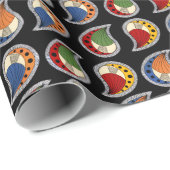Petal Paisley Ritme Cadeaupapier (Rol Hoek)