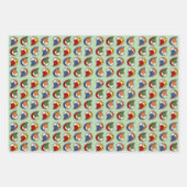 Petal Paisley Ritme Inpakpapier Vel (Voorkant 3)