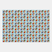 Petal Paisley Ritme Inpakpapier Vel (Voorkant 2)
