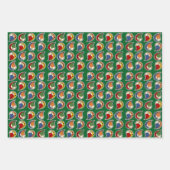 Petal Paisley Ritme Inpakpapier Vel (Voorkant 3)