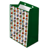 Petal Paisley Ritme Medium Cadeauzakje (Achterkant Gekanteld)