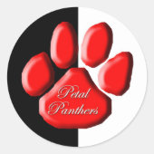 Petal Panthers Sticker (Voorkant)