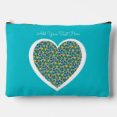 Petal Party Patroon Accessoire Zakje Etui (Voorkant)