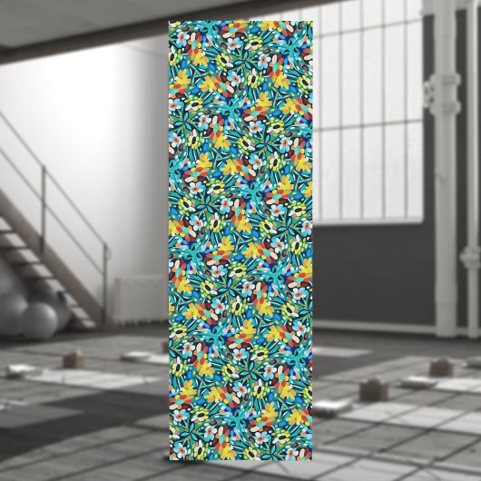 Petal Party Patroon Yoga Mat