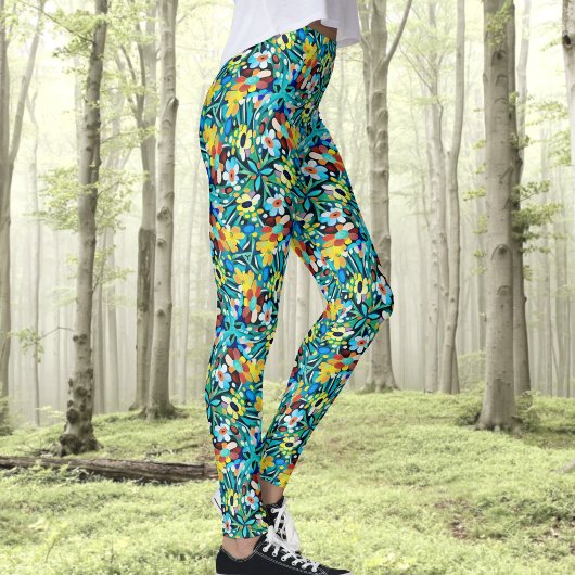 Petal Party Pattern Leggings