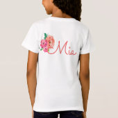 Petal Patrol Bloemenmeisje Gift Shirt (Achterkant)