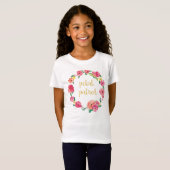 Petal Patrol Bloemenmeisje Gift Shirt (Voorkant volledig)