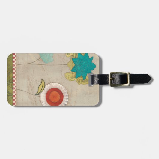 Petal Patronen I Bagagelabel (Voorkant horizontaal)