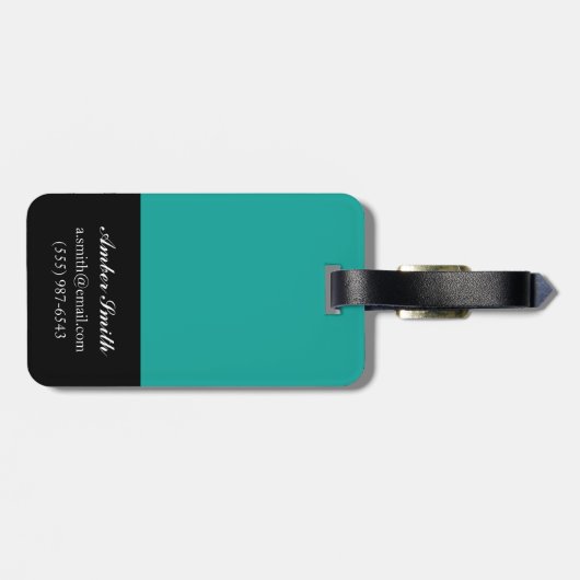 Petal Patronen I Bagagelabel (Achterkant horizontaal)