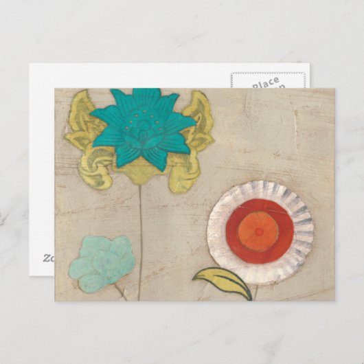 Petal Patronen I Briefkaart (Voorkant / Achterkant)