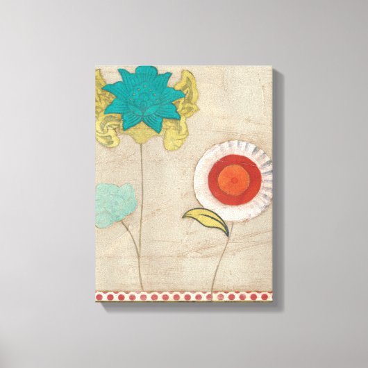 Petal Patronen I Canvas Afdruk (Voorkant)