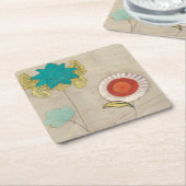 Petal Patronen I Kartonnen Onderzetters (Schuin)