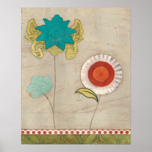 Petal Patronen I Poster (Voorkant)