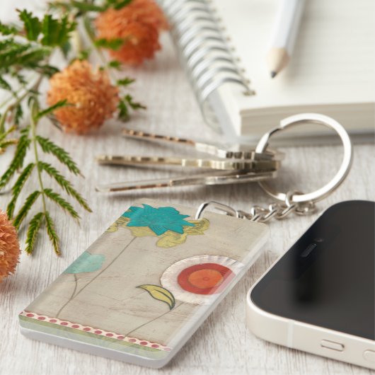 Petal Patronen I Sleutelhanger (Voorkant Rechts)