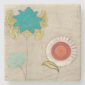 Petal Patronen I Stenen Onderzetter (Voorkant)