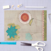 Petal Patronen I Tissuepapier (Craft)
