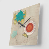 Petal Patronen I Vierkante Klok (Hoek)