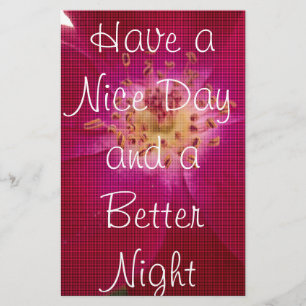 Petal Perfection: Geruit Roos Petal Pattern Art Briefpapier