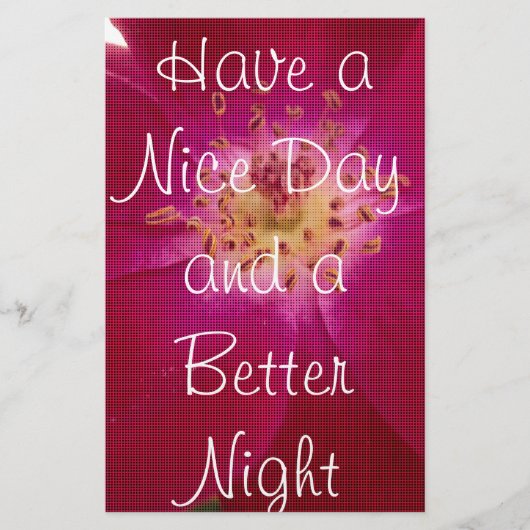 Petal Perfection: Geruit Roos Petal Pattern Art Briefpapier (Voorkant)