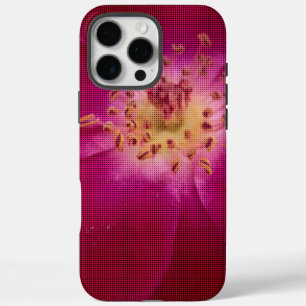 Petal Perfection: Geruit Roos Petal Pattern Art iPhone 16 Pro Max Hoesje