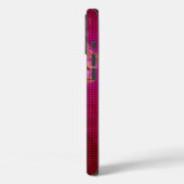 Petal Perfection: Geruit Roos Petal Pattern Art Case-Mate iPhone Case (Achterkant / Links)