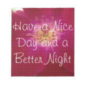 Petal Perfection: Geruit Roos Petal Pattern Art Notitieblok (Voorkant)