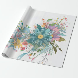 Petal Perfection Waterverf Cadeaupapier