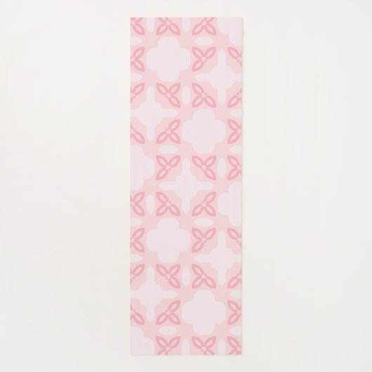 Petal Pink Elegance Yogamat (Achterkant)
