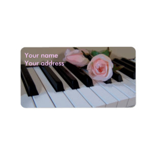 Petal Pink Keys Etiket