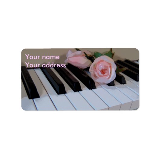 Petal Pink Keys Etiket (Voorkant)