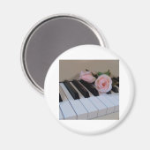 Petal Pink Keys Magneet (Voorkant / Achterkant)