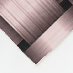 Petal Pink Ribbon Fleece Blanket