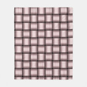 Petal Pink Ribbon Fleece Blanket Deken (Voorkant)