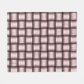 Petal Pink Ribbon Fleece Blanket Deken (Voorkant (Horizontaal))