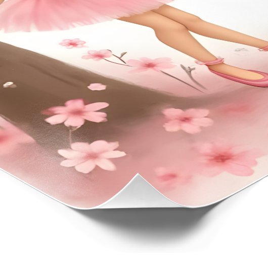 Petal Pirouettes Afdrukken (Hoek)