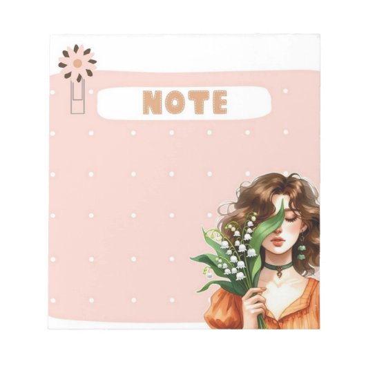 Petal & Polka: Whimsical Muse Notes Collectie Notitieblok (Voorkant)