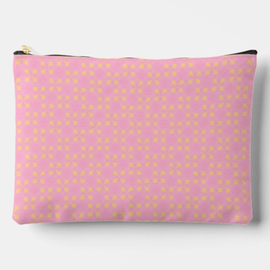Petal Pop – Pink & Gold Seamless Geometric Pattern Etui (Voorkant)