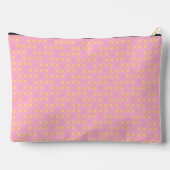 Petal Pop – Pink & Gold Seamless Geometric Pattern Etui (Achterkant)