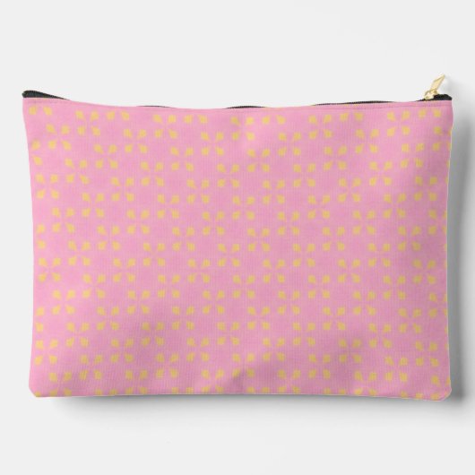 Petal Pop – Pink & Gold Seamless Geometric Pattern Etui (Achterkant)