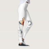 Petal & porselein leggings (Rechts)