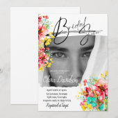 Petal Port Garden Vrijgezellenfeest Kaart (Voorkant / Achterkant)