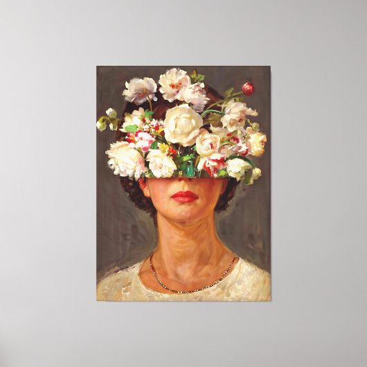 Petal Pout "Florence" Kunst & Bloemensociëteit Canvas Afdruk (Voorkant)