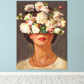 Petal Pout "Florence" Kunst & Bloemensociëteit Canvas Afdruk (Insitu (Houten vloer))